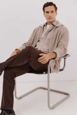 Hombre Cortefiel Jerséis>Cárdigan punto algodón cierre cremallera