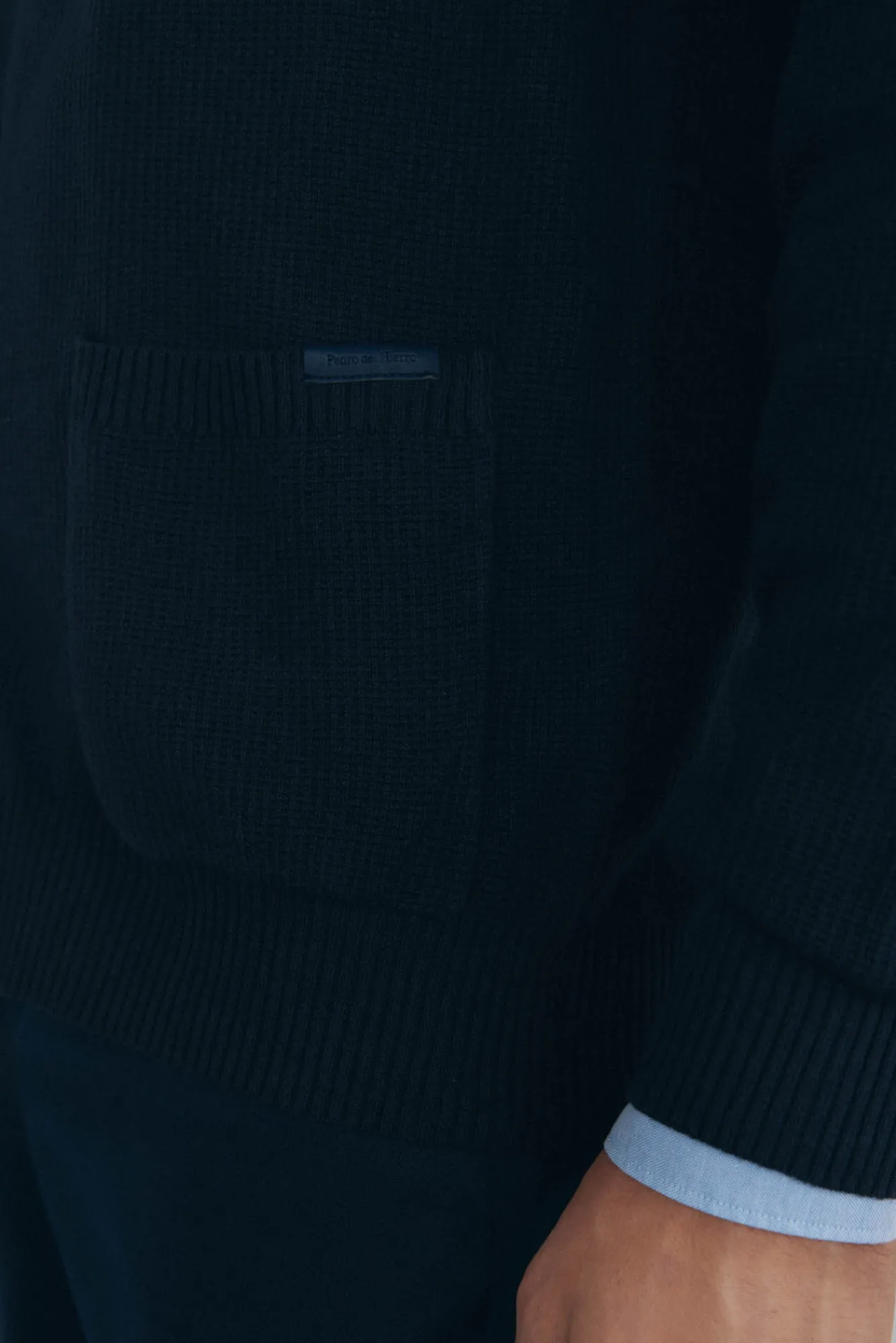 Hombre Pedro del Hierro Jerséis>Cárdigan punto algodón cuello polo botones