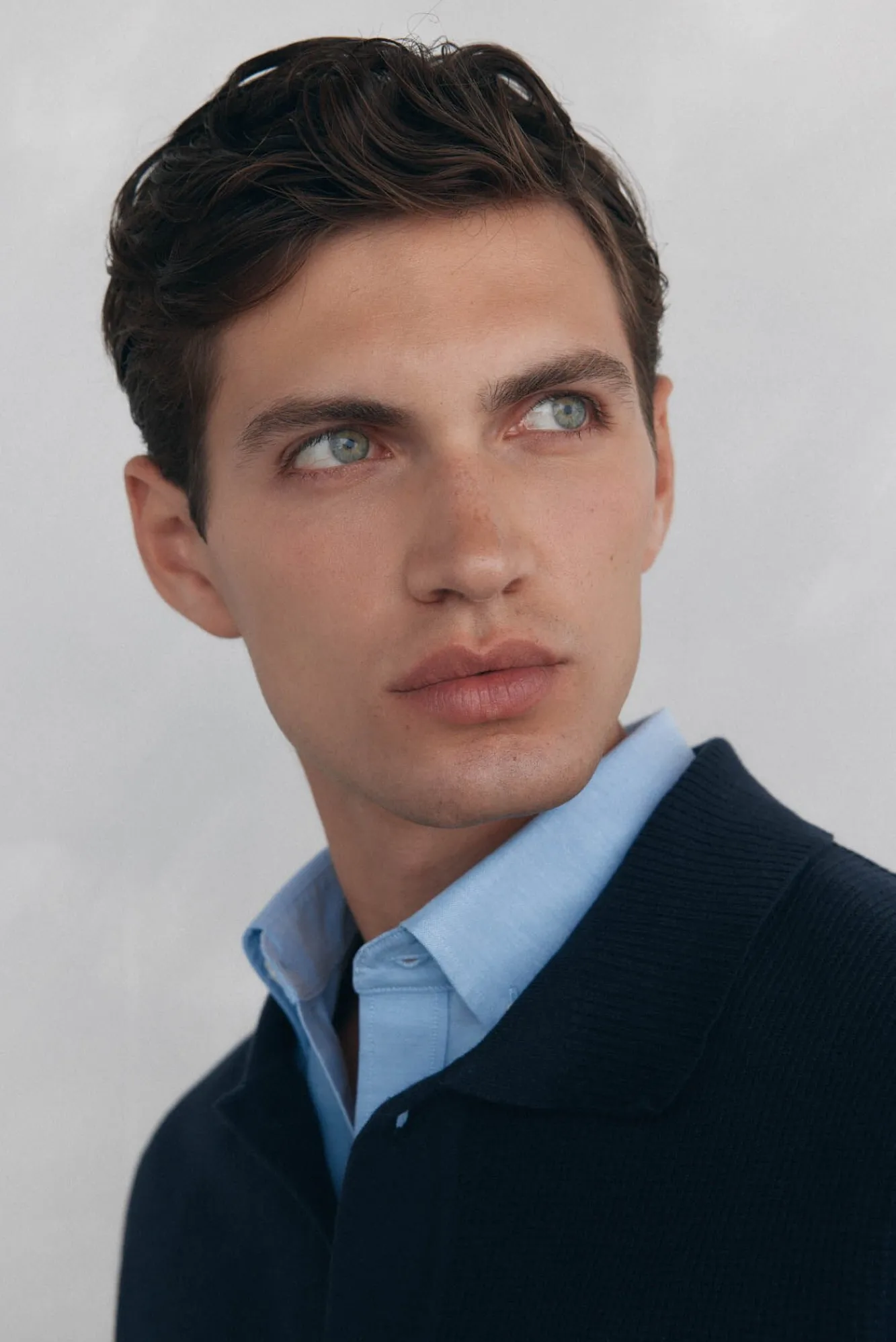 Hombre Pedro del Hierro Jerséis>Cárdigan punto algodón cuello polo botones