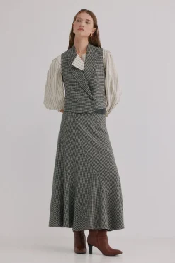 Mujer Hoss Intropia Chalecos>Elsa. Chaleco cuadros