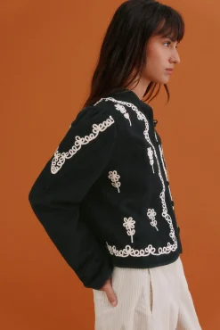 Mujer Hoss Intropia Chaquetas|Abrigos>Fabiola. Chaqueta bordada