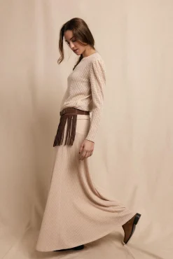 Mujer Slowlove Faldas>Falda capa de punto