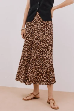 Mujer Cortefiel Faldas>Falda capa estampada