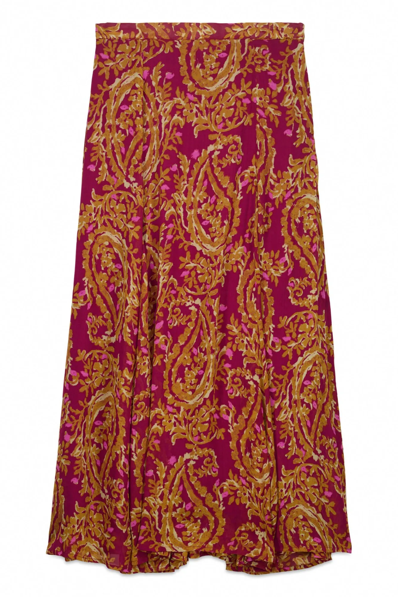 Mujer Slowlove Faldas>Falda capa midi estampada