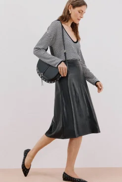 Mujer Cortefiel Faldas>Falda capa polipiel