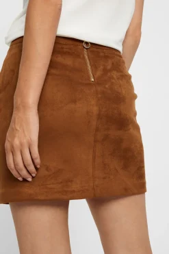 Mujer Vero Moda Faldas>Falda corta antelina