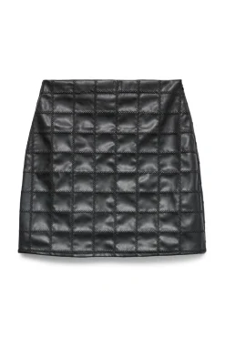 Mujer Vero Moda Faldas>Falda corta efecto piel