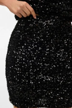 Mujer Vero Moda Faldas>Falda corta lentejuelas