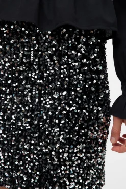 Mujer Vero Moda Faldas>Falda corta lentejuelas