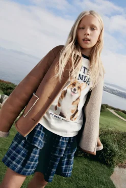 Niños Springfield Kids Faldas|Vestidos>Falda de cuadros con volantes niña