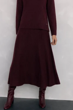 Mujer Pedro del Hierro Faldas>Falda de punto jaspeada