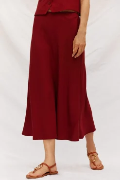 Mujer Cortefiel Trajes|Faldas>Falda fluída tencel