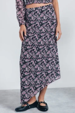 Mujer Springfield Faldas>Falda larga asimétrica