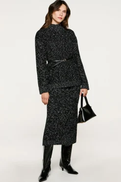 Mujer Selected Faldas>Falda midi algodón orgánico