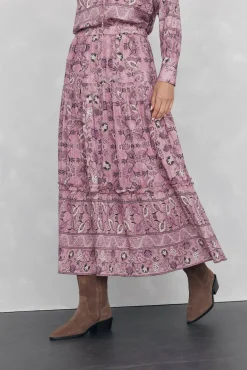 Mujer Pedro del Hierro Faldas>Falda midi estampada pisos