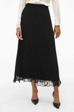 Mujer Vila Faldas>Falda midi plisada de gasa