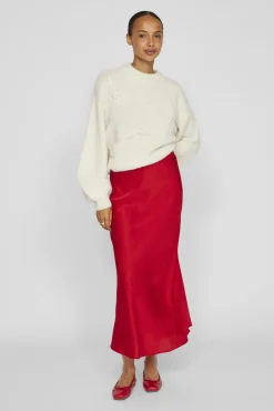 Mujer Vila Faldas>Falda midi satén