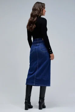 Mujer Salsa Jeans Faldas>Falda midi secret push in