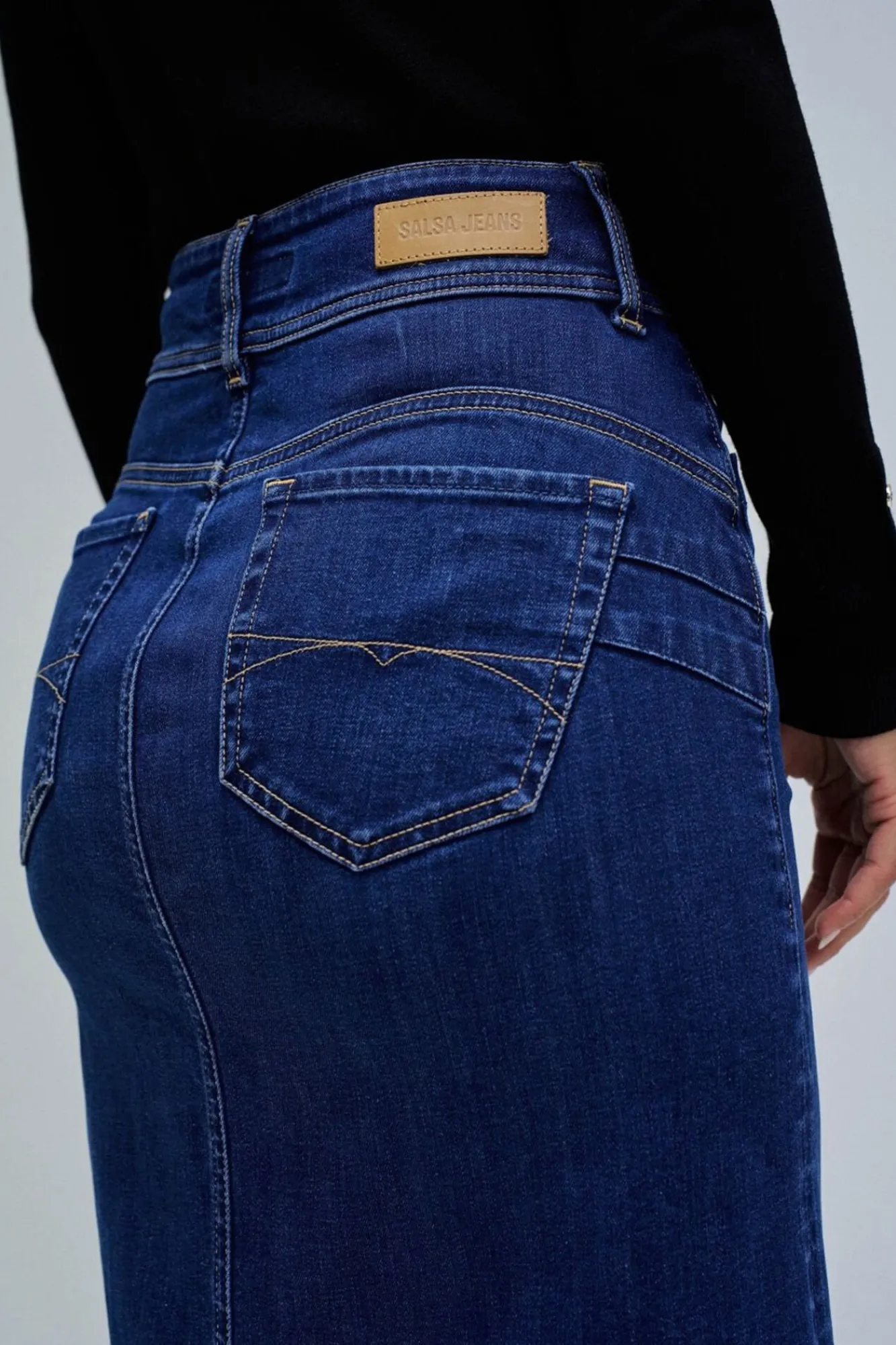 Mujer Salsa Jeans Faldas>Falda midi secret push in