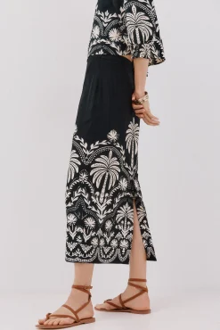 Mujer Cortefiel Faldas>Falda recta estampada