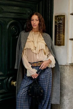 Mujer Hoss Intropia Abrigos>Fiona. Abrigo a rayas