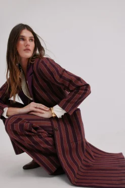 Mujer Hoss Intropia Chaquetas|Abrigos>Francesca. Levita a rayas