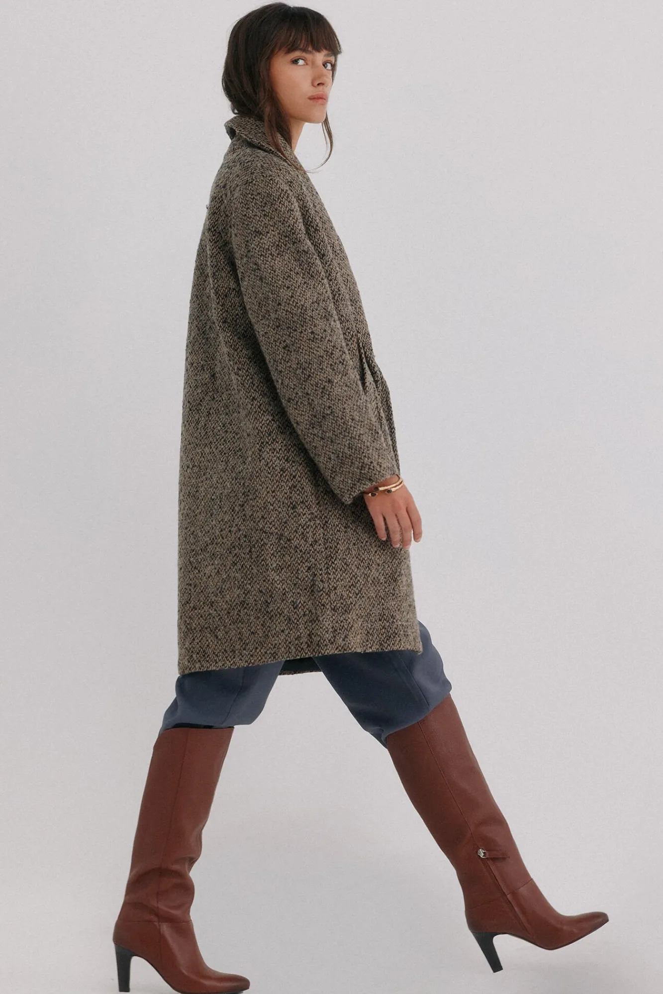 Mujer Hoss Intropia Abrigos>Fátima. Abrigo con solapa