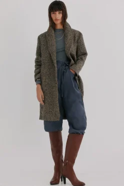 Mujer Hoss Intropia Abrigos>Fátima. Abrigo con solapa