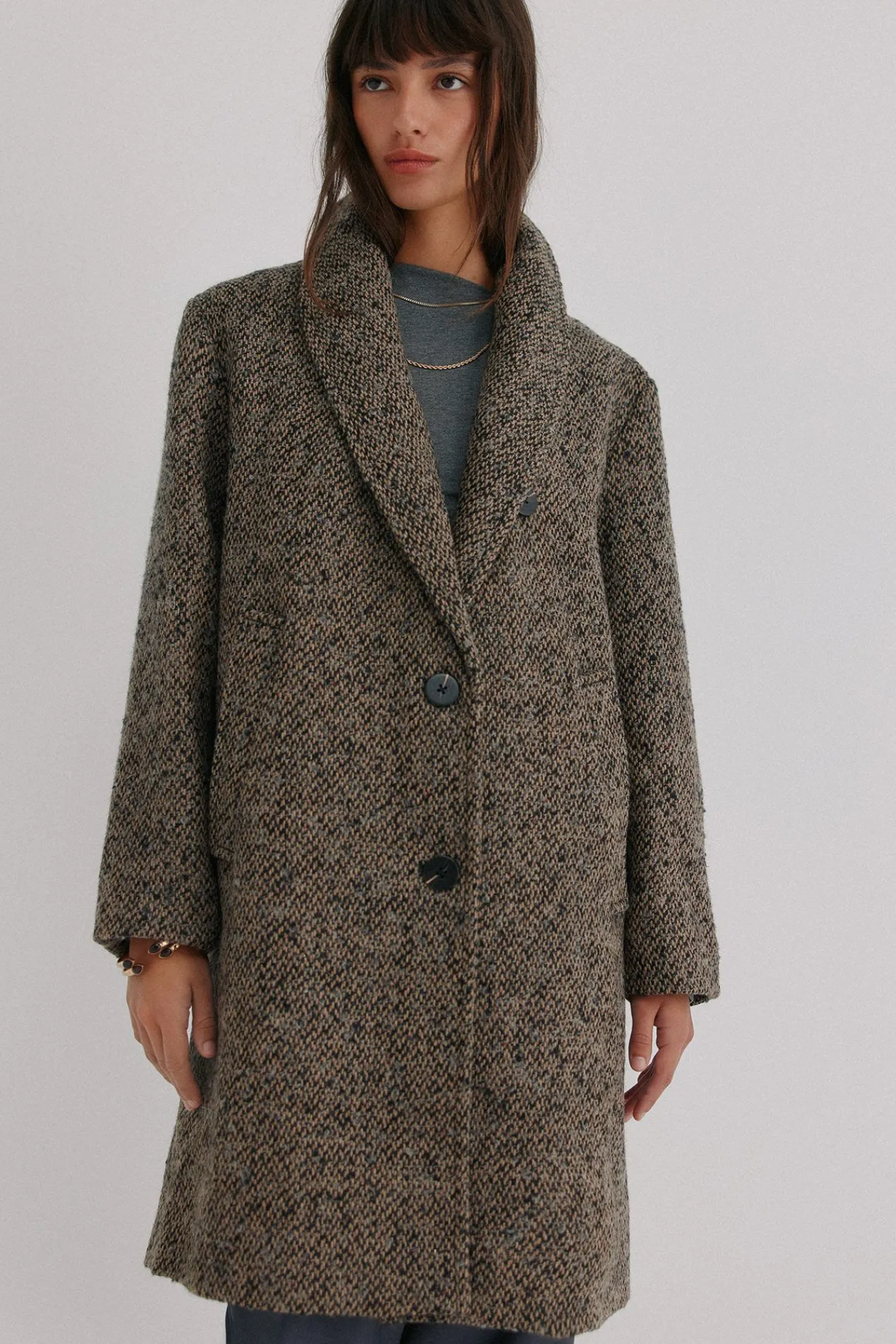 Mujer Hoss Intropia Abrigos>Fátima. Abrigo con solapa