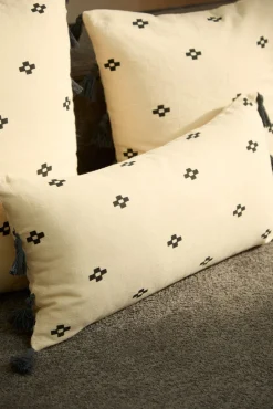 Calma House Fundas De Cojín>Funda de cojín rectangular de algodón Kobe