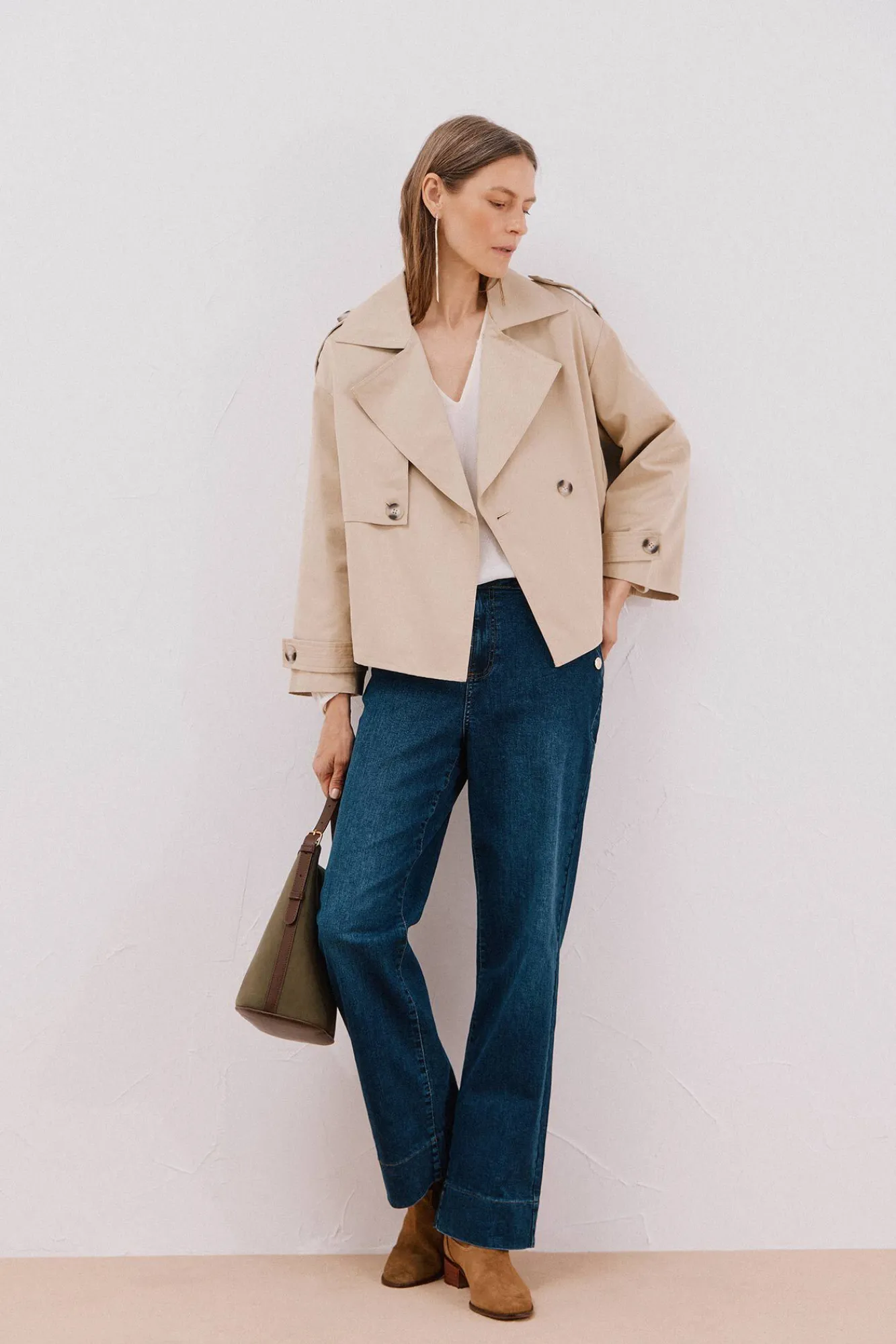 Mujer Cortefiel Gabardinas|Abrigos>Gabardina corta