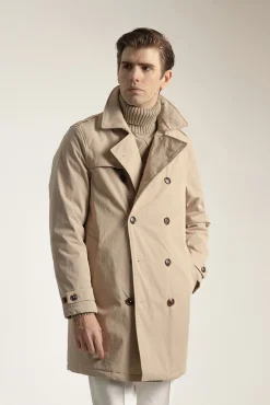 Hombre PuroEGO Abrigos>Gabardina impermeable