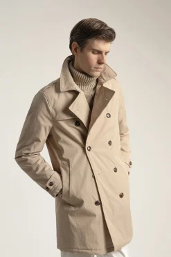 Hombre PuroEGO Abrigos>Gabardina impermeable