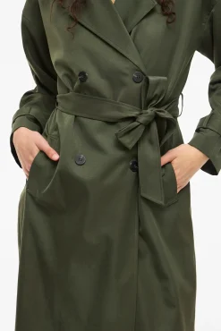 Mujer Vila Gabardinas|Chaquetas>Gabardina larga anudada