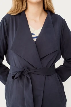 Mujer Vila Gabardinas|Abrigos>Gabardina larga anudada