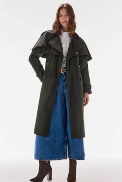 Mujer TFP by Tamara Falcó Gabardinas|Abrigos>Gabardina larga encerada