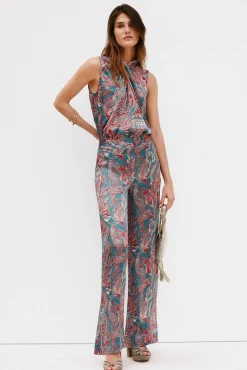 Mujer Hoss Intropia Camisetas|Blusas>Gadea. Top halter estampado