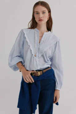 Mujer Hoss Intropia Blusas>Gael. Blusa bordada