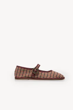 Mujer Hoss Intropia Bailarinas>Gala. Venecianas de terciopelo de cuadros