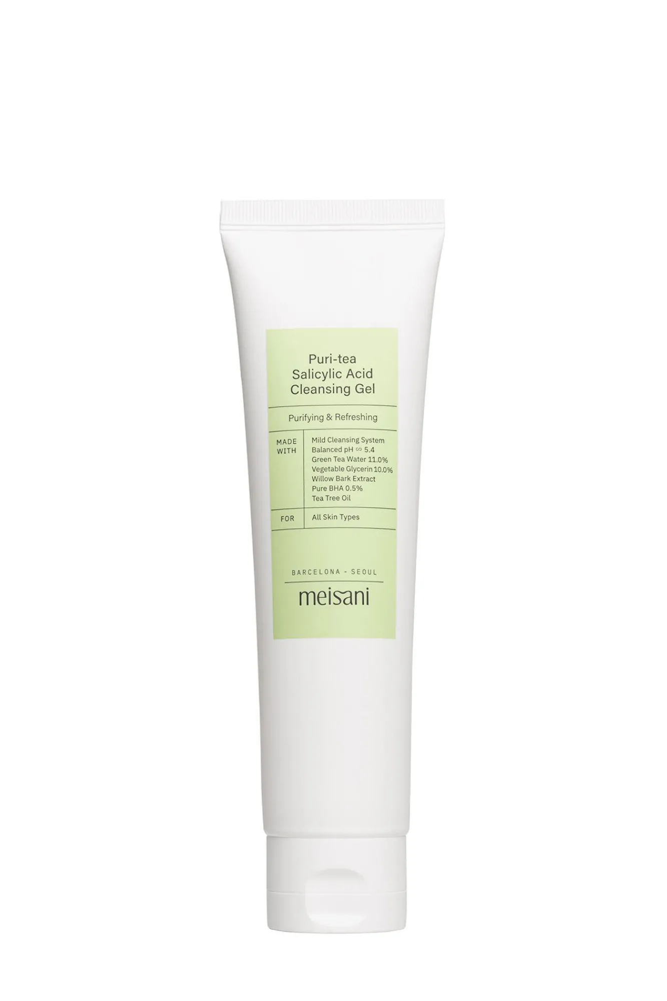 Meisani Cosmética Coreana|Cosmética Facial>Gel limpiador facial purificante y refrescante