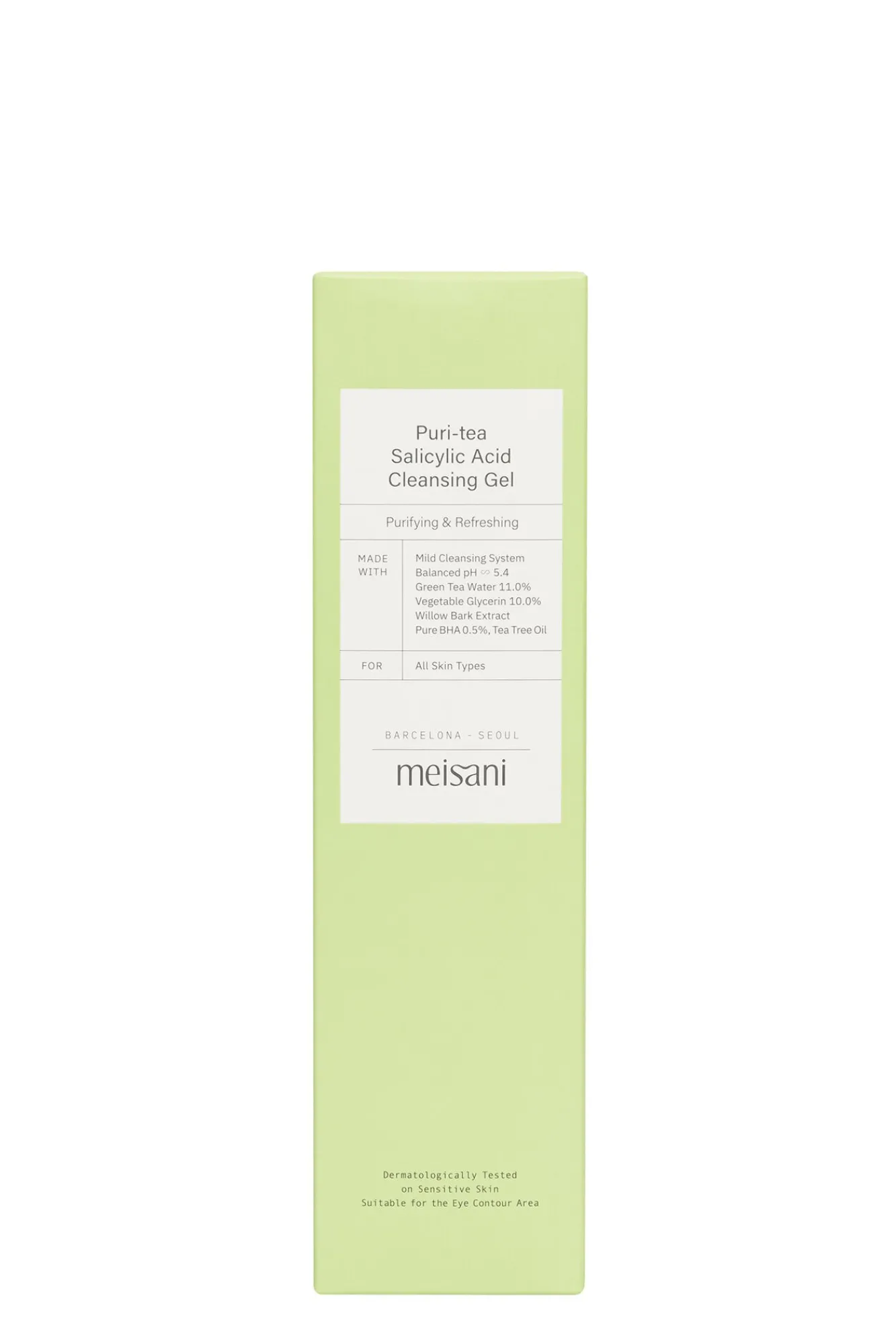 Meisani Cosmética Coreana|Cosmética Facial>Gel limpiador facial purificante y refrescante