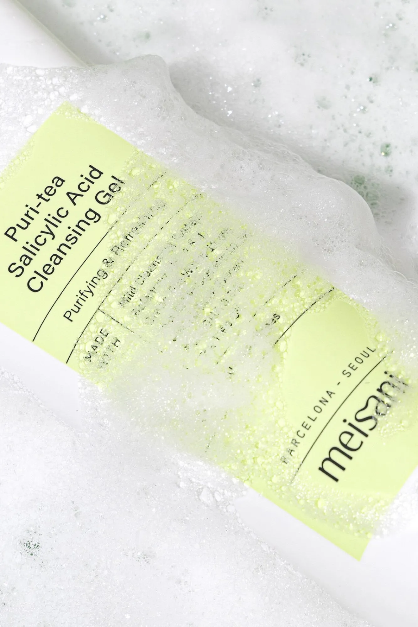 Meisani Cosmética Coreana|Cosmética Facial>Gel limpiador facial purificante y refrescante