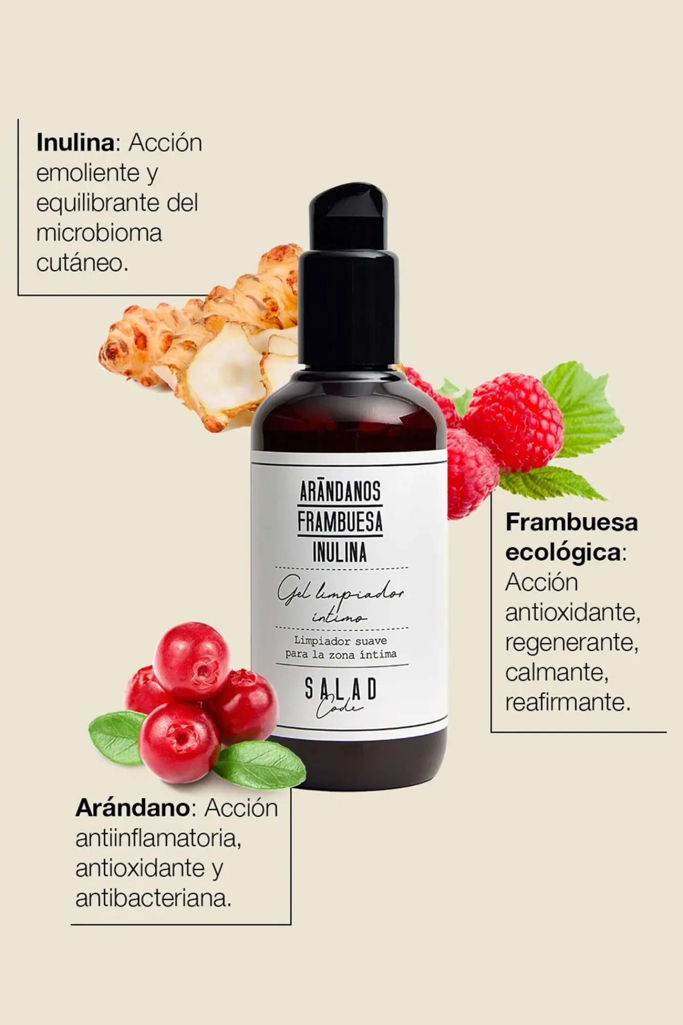 Salad Code Cosmética Corporal>Gel limpiador íntimo