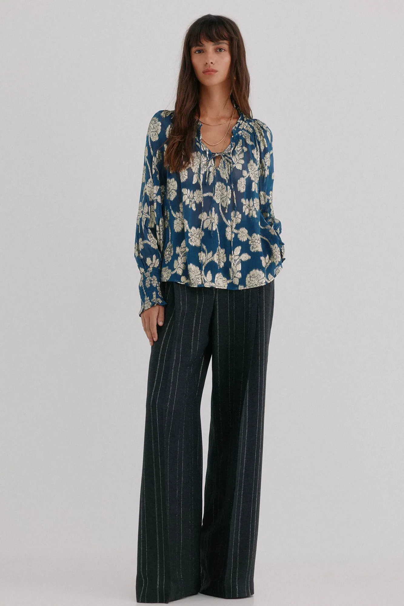 Mujer Hoss Intropia Blusas>Gianna. Blusa jacquard