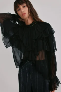 Mujer Hoss Intropia Blusas>Giulia. Blusa romántica