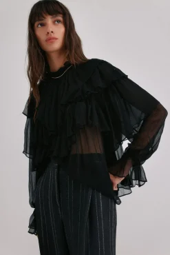 Mujer Hoss Intropia Blusas>Giulia. Blusa romántica