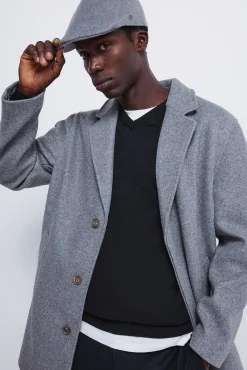 Hombre Springfield Gorras>Gorra plana mezcla lana