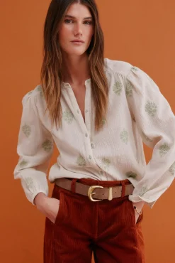 Mujer Hoss Intropia Blusas>Grace. Blusa bordada