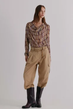 Mujer Hoss Intropia Blusas>Guisselle. Blusa con cruce asimétrico