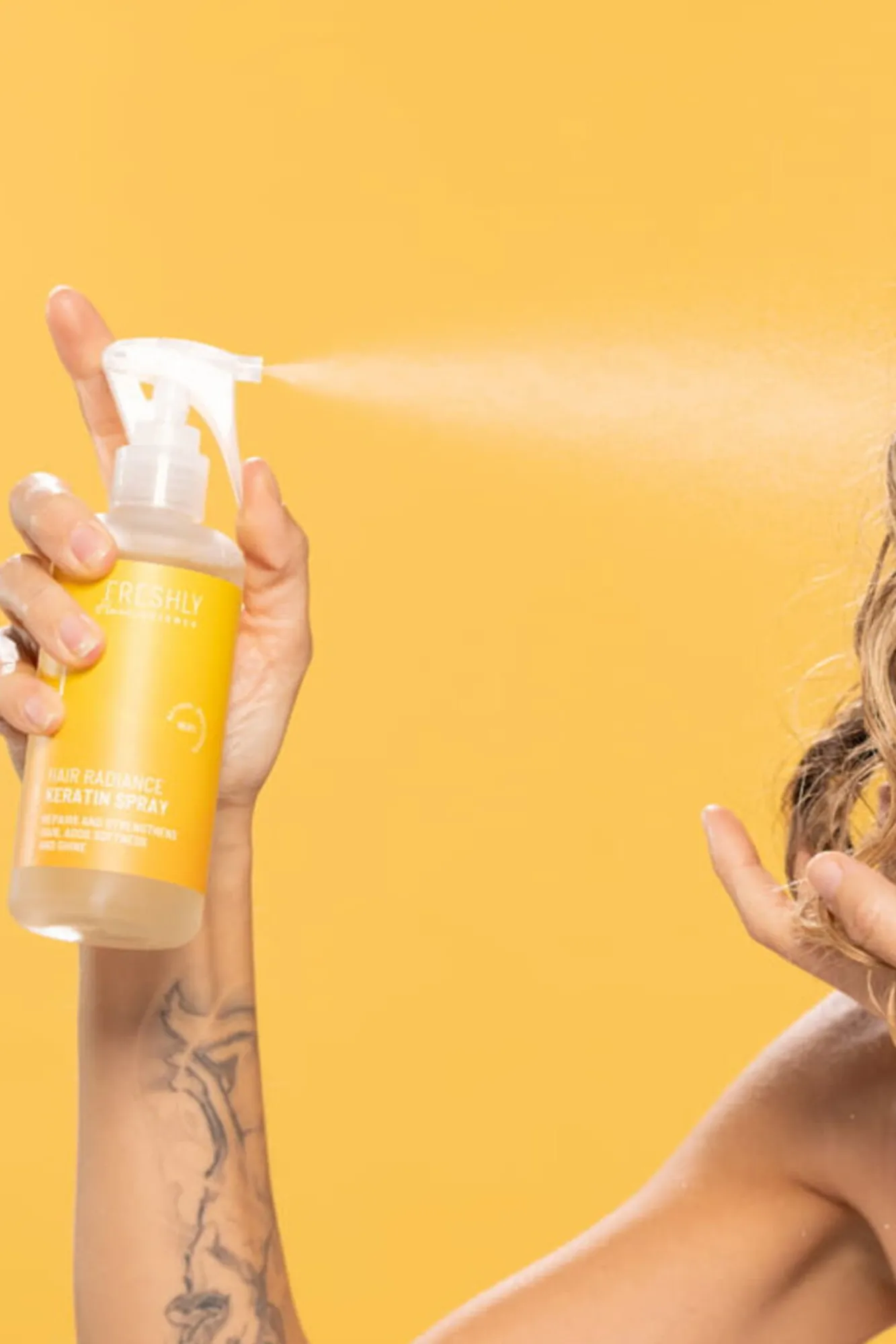 Freshly Cosmetics Cosmética Natural|Cosmética Capilar>Hair Radiance Keratin Spray Capilar